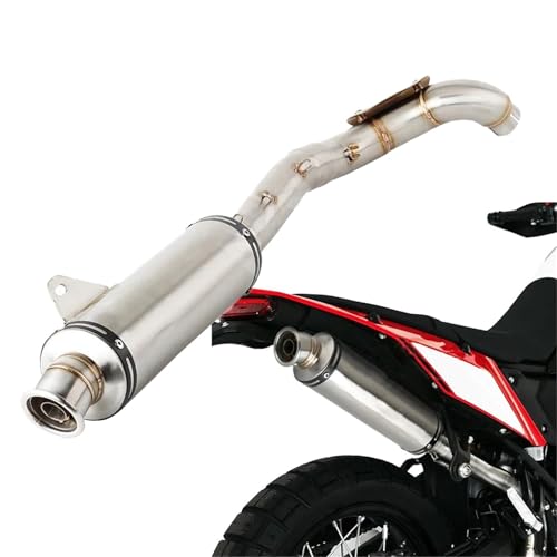 Échappement Moto Tube Intermédiaire avec Silencieux T700 Réparer Fuite Tenere 2019-2023
