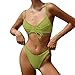 Bikini De Emojis Traje de baño de Mujer Split Cutout Sexy Traje de baño asimétrico Traje de baño Hombro Trajes de baño de una Pieza Bikini Punto