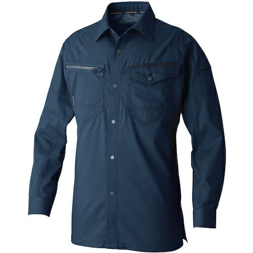 SOWA 3048－02 長袖シャツ ネイビー 2023 6L 3048