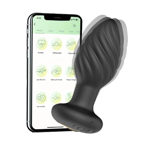 Plug Anale,Extenseur Homme 10 Modes Plug Anals Femme Débutante Vibrant Sex Toýs XXL Vibromasseurs Feminin à Distance Femme Clitoridien Puissant Anus Silencieux Gode Vibro-masseur Sextoyse QMO03