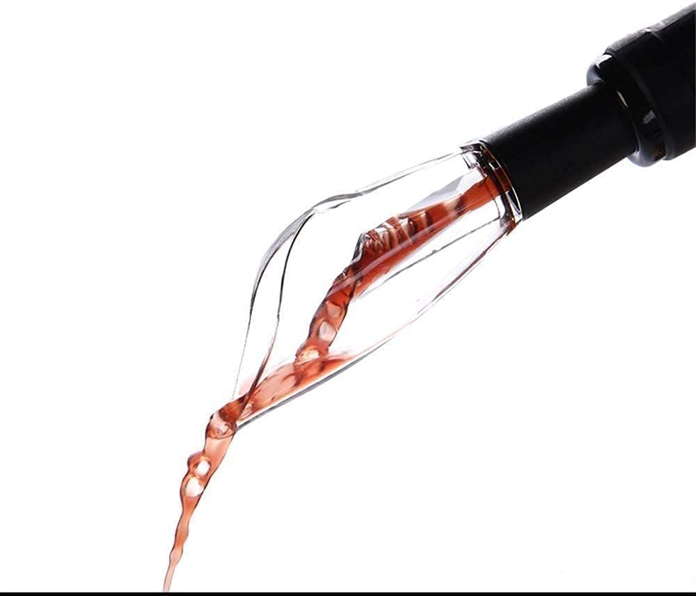 Conjunto de abrelatas de vino eléctrico recargable - Botella automática Sacacorchos de corcho con accesorios cortador de lámina |Tapón de vacío y cargador |Conjunto de regalo de vino 5 en 1, reg