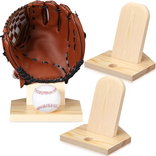 Support vertical pour gants de baseball en bois AceOrbit x2