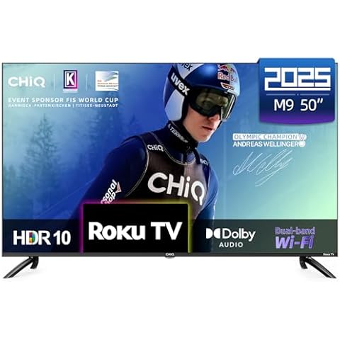 CHiQ U50QM9K 50 inch 4K Smart QLED TV Cover
