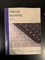 Financial Accounting Ninth Edition (Paperback) 111916236X Book Cover