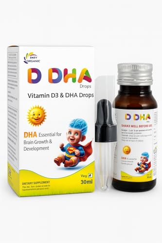 Image of Vitamin D3 & DHA Drops for Babies | 30 ml (PACK OF 1)