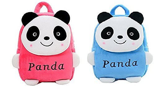 Blue Tree Soft Synthetic Material Panda Cartoon School Bag for Kids, Pack of 2 (B07G5MFVV8) Amazon Price History, Amazon Price Tracker
