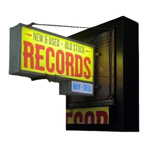 Lámpara De Pared Vintage Para Tienda De Discos - Lámpara De Pared LED Antigua Para Tienda De Discos, Iluminación Elegante Y Exquisita Para Reproductor De Grabación | Para Decoración De Dormitorio, Res