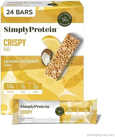 simply protein lemon crispy bars