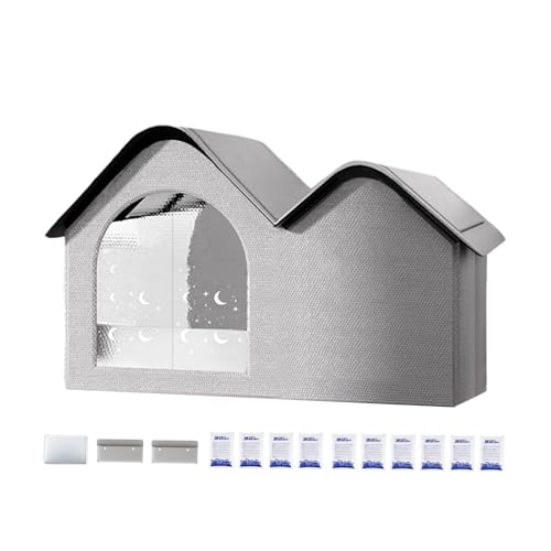 Casetas refrescantes para perros, refugio plegable con paquete de hielo para perros – Casa con paquete de hielo para cachorros, para interior, jardín, camping y viajes