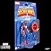 Marvel Legends Series Secret Wars Spider-Man (Alien Costume), Retro Comics Collectible 6 Inch Action Figure with Lenticular Shield