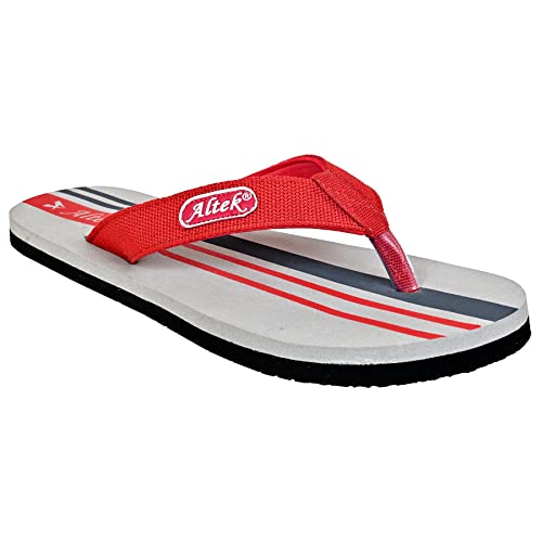 Image of Altek Men's Rubber Sole Slipper|Soft, Light Weight and Stylish Flip Flop |Comfortable Chappal for Daily Use- (14231, Gray)