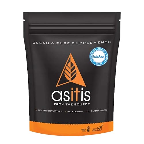 AS-IT-IS Nutrition 100% Creatine Monohydrate, Pure 2.5g Micronized Powder with Rapid Dissolution &...