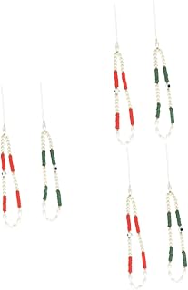 UKCOCO 6 Peças De Corrente De Telefone Móvel De Pérola Cordão Decorativo De Telefone Cordão De Telefone Celular Cordão De Contas De Telefone Celular Chaveiro Inteligente Decoração Boêmia