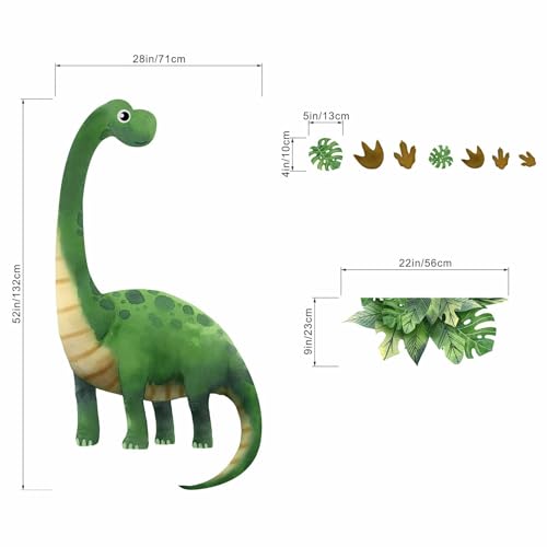 Vinilos Decorativos Dinosaurios Grandes Acuarela Huellas miniatura 4