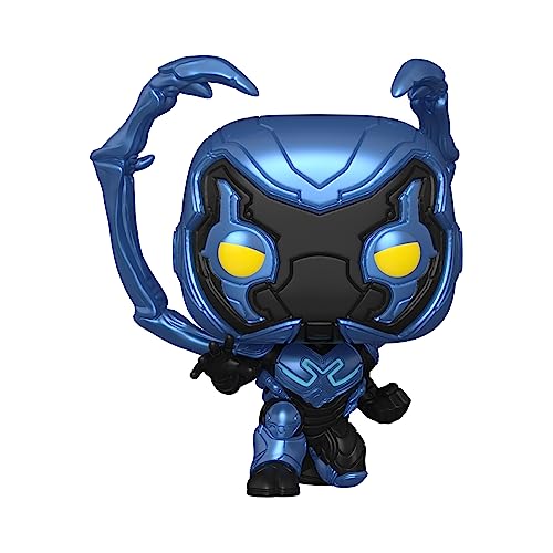Funko POP! Movies: DC, Blue Beetle, Blue Beetle, 1/6 Odds for Rare Chase Variant, Collectable Vinyl Figure, Gift Idea - Image 2