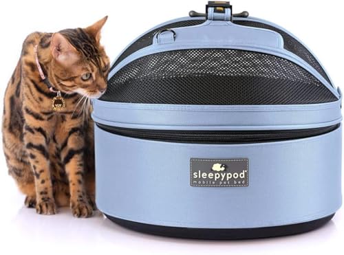 Image of Sleepypod Mobile Pet Bed, Travel Bed and Carrier, Dark Chocolate