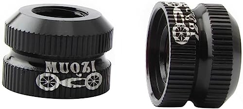 Image of 2PCS Bike Vacuum Tire Valve Nut, Bicyle Inner Tube Presta Valve Nuts with Sealed O Ring, for Mountain or Road Bikes Accessories