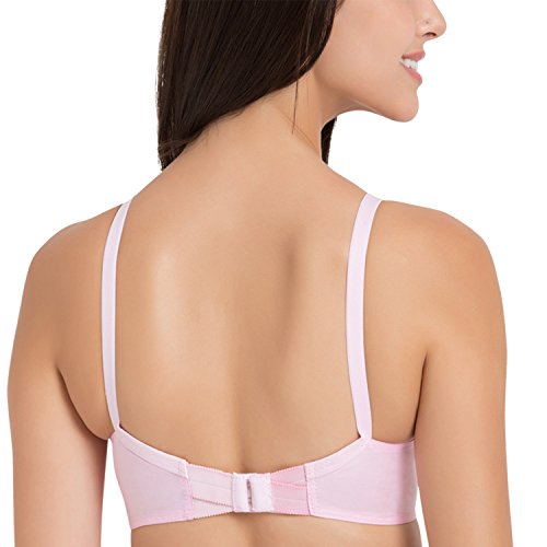 Image of SOUMINIE - U Shaped Back - 100% Cotton Full Figure Bra - Minimizer - Non Padded - Full Coverage Wirefree Seamed Bra