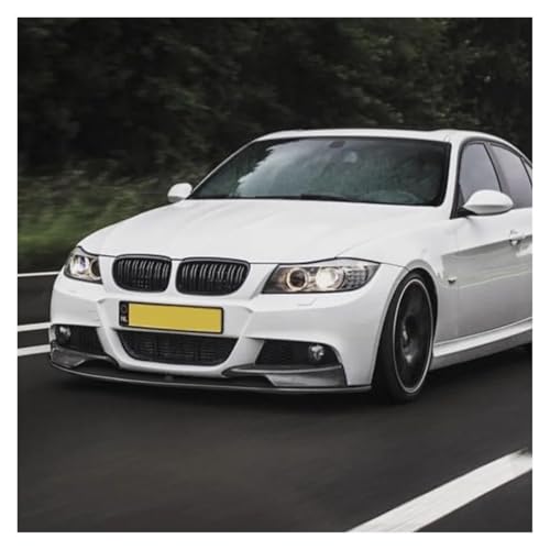 Diffuseur pare-chocs avant haut de gamme pour BMW Série 3 E90 E91 LCI 2009-2012 Gloss Black - 2