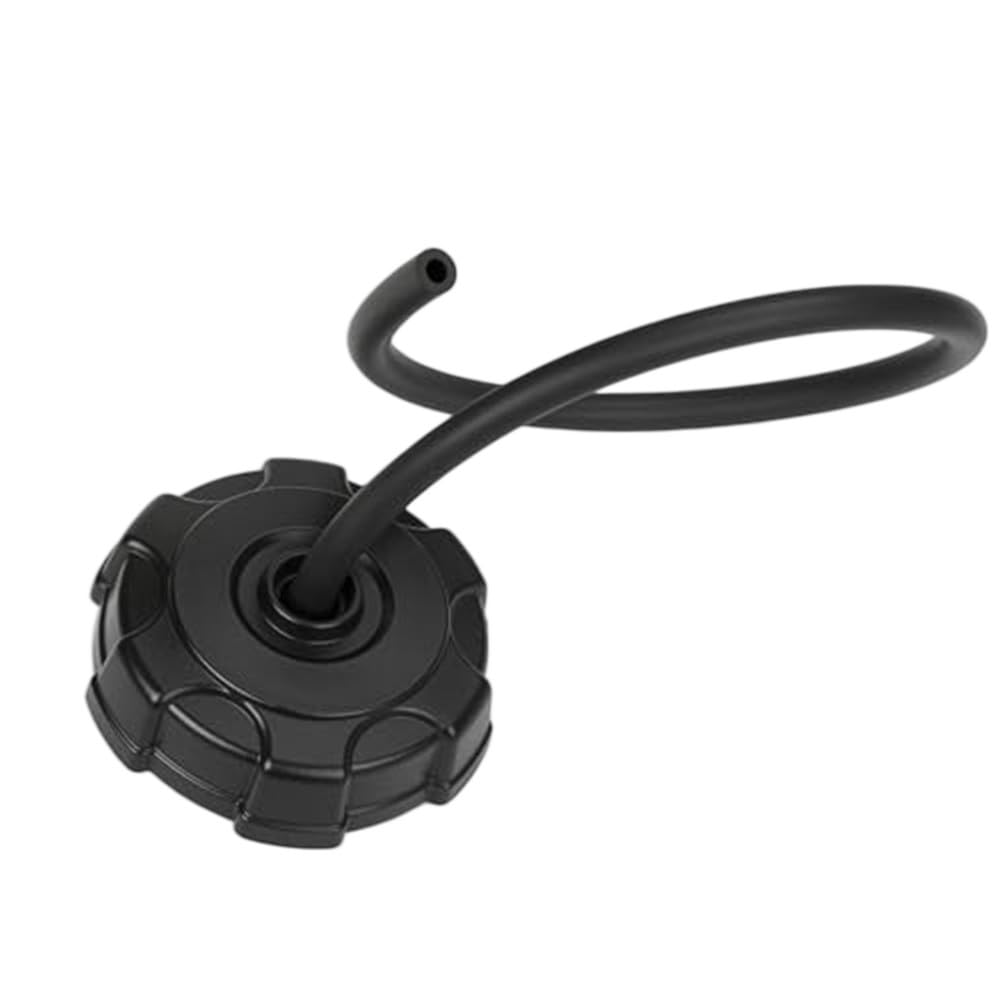 Tapa de depósito de combustible ABS negro con tubo para Bayou 220 KLF220
