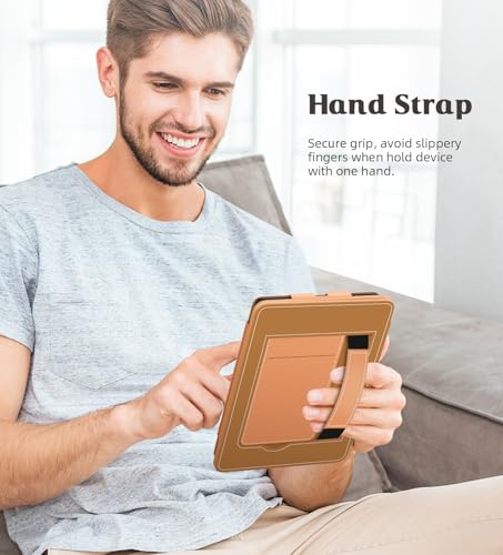 Image of MoKo Case for 7 inch /6.8 inch Kindle Paperwhite(12th /11th Gen-2024 /2021) and Kindle Paperwhite Signature Edition,Slim PU Shell Cover Case with Auto-Wake /Sleep for Kindle Paperwhite 2024, Peach Fuzz