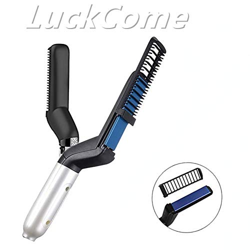 Beard Straightening Comb Quick Multifunctional Hair Electric Curler Permed Clip Brush for Men