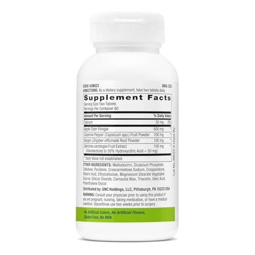 Image of GNC Apple Cider Vinegar (120 Tablets)