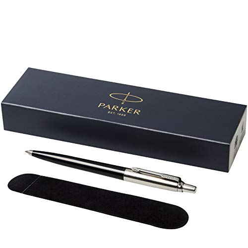 PARKER - Penna a sfera "Jotter" con sacchetto di velluto in confezione regalo - inchiostro nero - colore nero