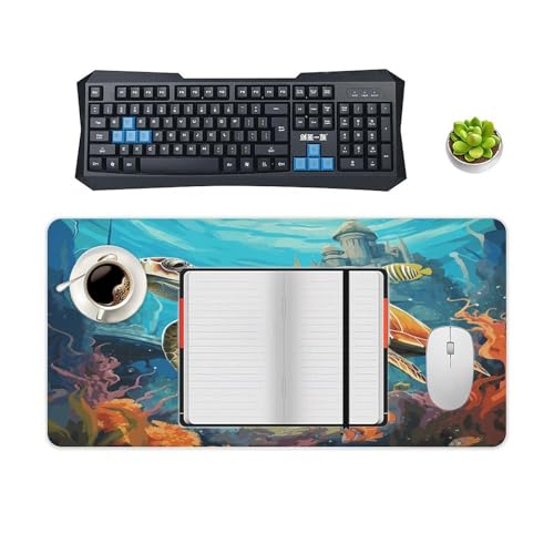 Alfombrilla de escritorio grande impermeable para mouse miniatura 4