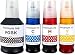 Produktbild SHUOLEI Bottled Ink GI-51 GI51 kompatibel Tintenpatrone GI 51 Multipack kompatibel für Pixma G1520 G1560 G2520 G2560 G3520 G3560 G1530 G2570 G5050 G6050 G7050(4 Packs, BK/C/M/Y)