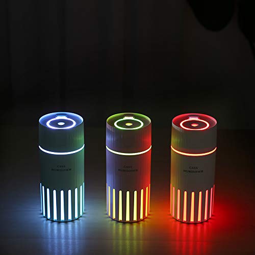 Anself 320 ml umidificador de ar com led night light mini ventilador purificador de ar purificador d