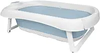 Buba Banheira Dobrável Silicone E Plástico Portátil (Azul)