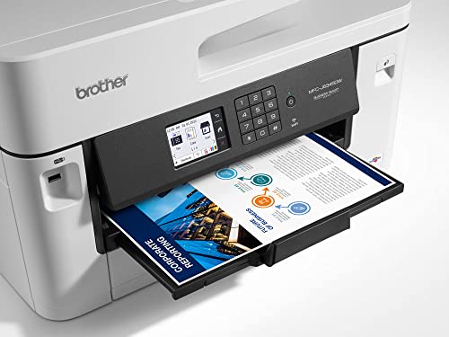 Brother MFC-J5345DW 4-in-1 Farbtintenstrahl-Multifunktionsgerät (250 Blatt Papierkassette, Drucker, Scanner, Kopierer, Fax), Weiß, Mittel – Bild 7