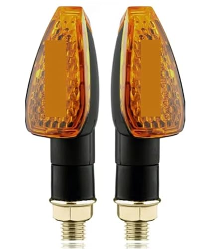Clignotant moto ambre universel 10mm avec feu arrière frein