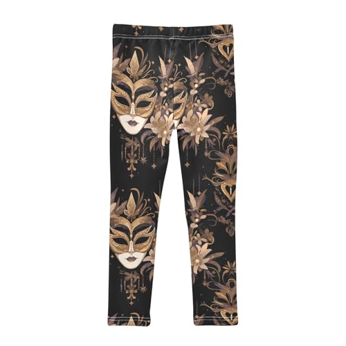 KLL Mardi Gra with French Lily Toddler Girls Cotton Pants Fashion Full Length Activewear Exercise2