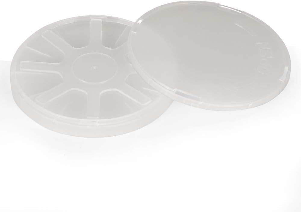 Silicon Wafer Carrier - 3 inch Single Wafer Box,Including Container,Cover & Spring,10 Pack