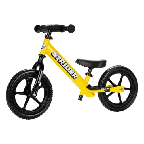 Strider 12 Sport No Pedal Balance Bike for Kids Ages 14 Years Black | No-Pedal Balance Bike for Toddlers Safety Pad Adjustable Seat and Handlebars Lightweight Frame Never-Flat Tires product thumbnail 16