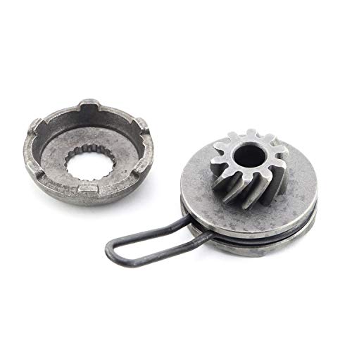 Area1 Kickstarter Reparatur-Set (Ritzel/Mitnehmer/Feder) für 50ccm 2Takt ATU Explorer AGM Nova Motors GT Union Longija Mawi RS Ultima Ride Sprint Tauris Benero TNG Motorro Jack-Fox JM Motor (1E40QMB)