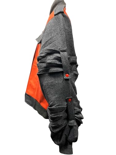 My Party Shirt Marty McFly Jr. Jacke mit verstellbaren Ärmeln, Rot/Ausflug, einfarbig (Getaway Solids), XL