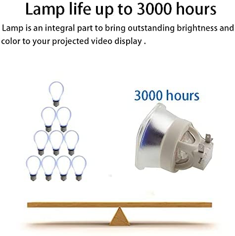 Projector Lamp Bulb V13H010L79 / V13H010L80 for Epson ELPLP79 ELPLP80 BrightLink pro 585Wi 595Wi 1420wi 1430wi eb-575wi eb-585w powerlite 570 575w 580 585w Replacement Projector Lamp Bulb