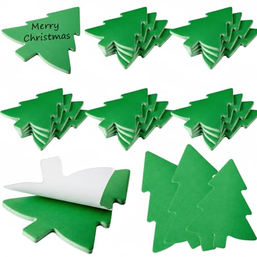 Jetec 24 Pcs Christmas Tree Sticky Notepads Back...