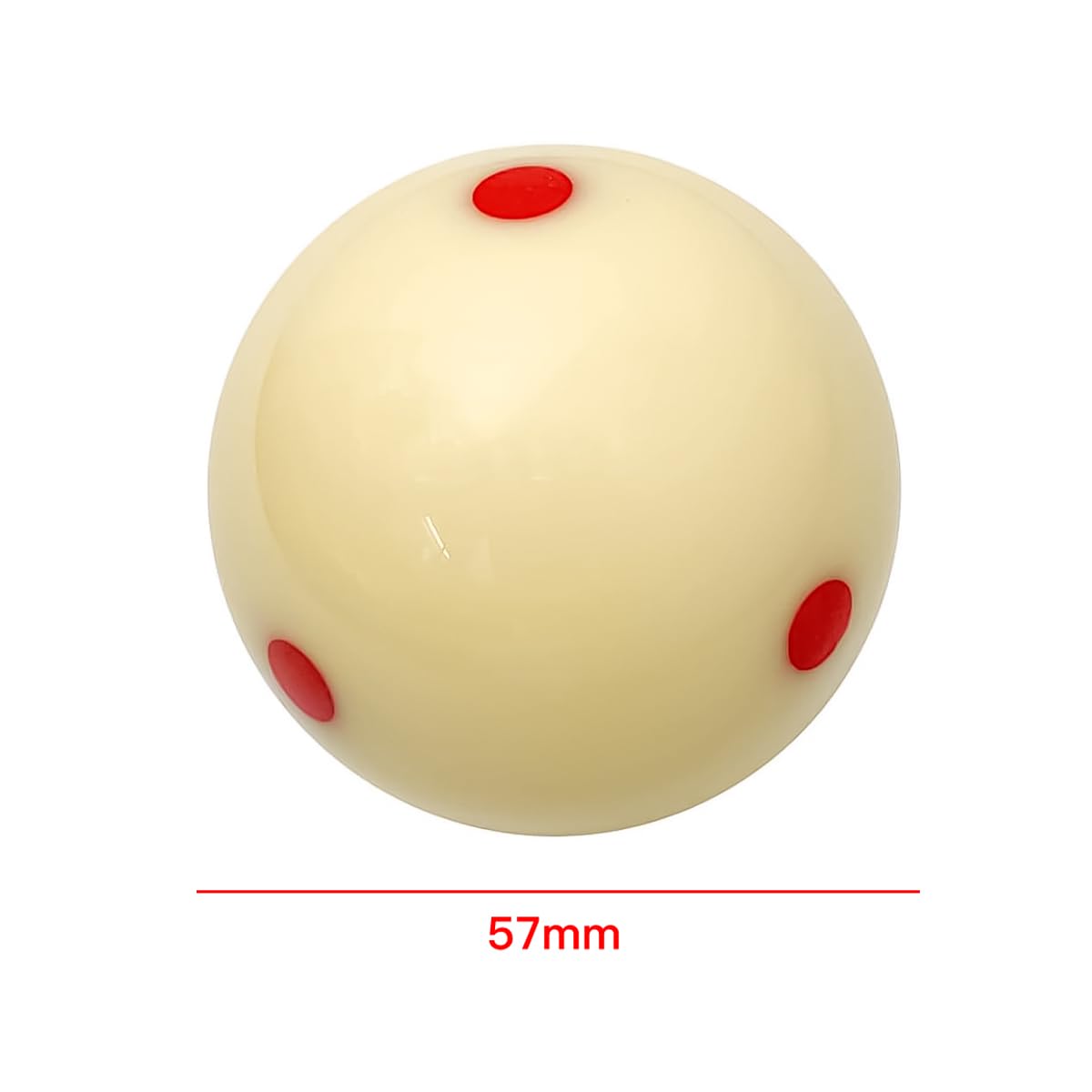 POFET Batting Marked Red-White Pool Ball Billiard Training Ball