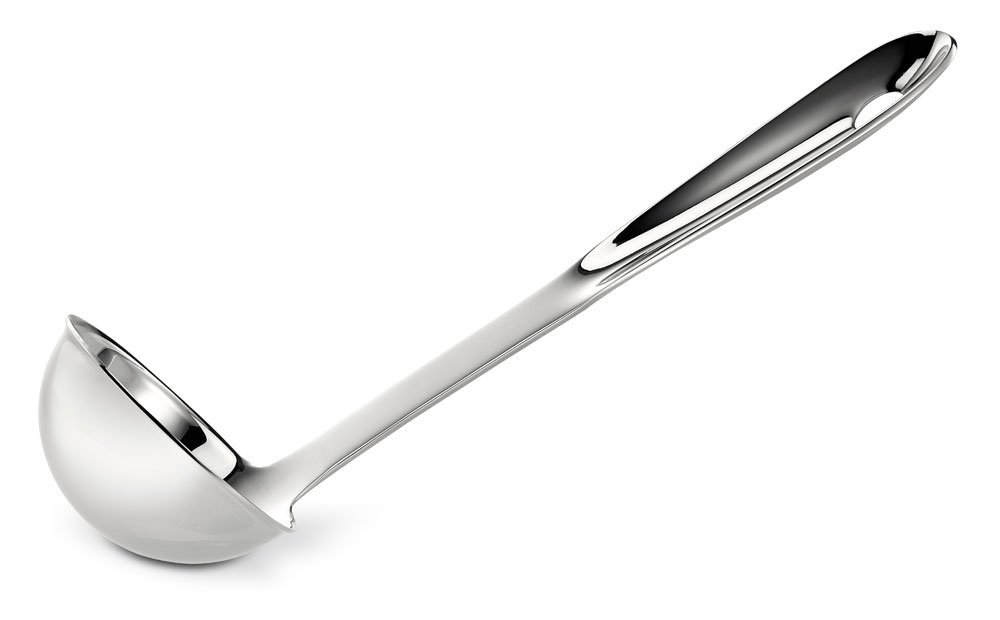 All-Clad Utensílios de cozinha de aço inoxidável especializados em concha de sopa