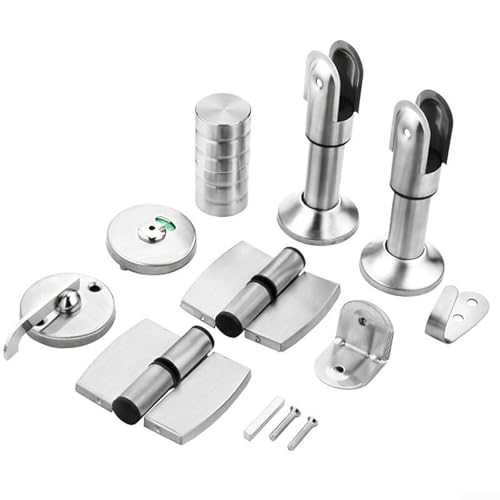 Codes d'angle de porte et charnières de salle de bain pour rénovation de cabines