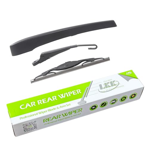 LKK Rear Windshield Wiper Arm Blade Kit Compatible with Chevrolet Chevy Trax 2015-2022, Buick Encore 2013-2022 Rear Window Wiper Assembly Set