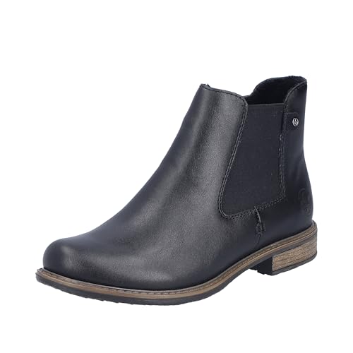 Bottines Chelsea Rieker femme 74854 noir 41 aux finitions soignées