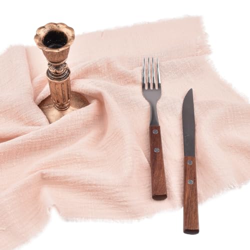 Servilletas de Tela Cuadradas 16.5x16.5 Pulgadas Pack 10 Rosa Perla miniatura 5