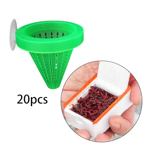 Comederos para Acuario que Evitan Residuos Pack de 20 Conos 5