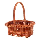 Look élégant : le mini panier en osier présente un design attrayant et élégant, adapté à tout décor, panier de en osier, blasket de fleurs en rotin