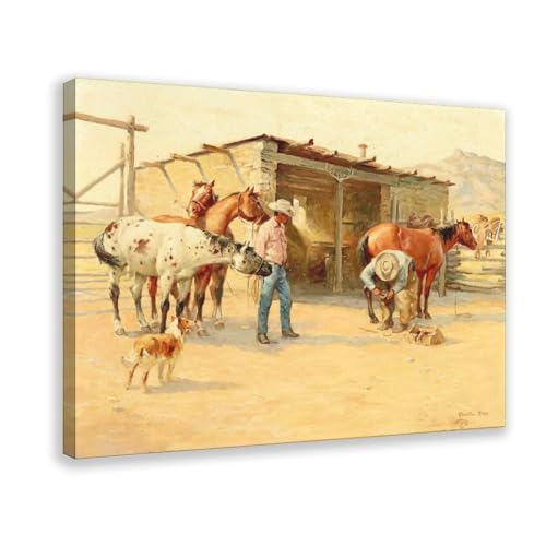 Poster Charlie Dye Shoeing The String grand format pour habiller un mur vide facilement